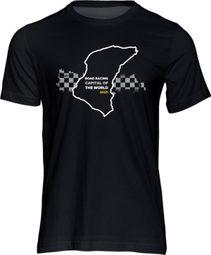 The Isle of Man is undeniably the road racing capital of the world and this is the perfect t-shirt to let the world know you agree.