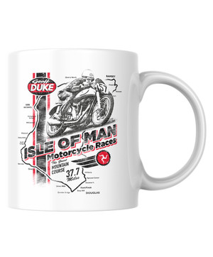 Isle of Man Road Races Geoff Duke Mug