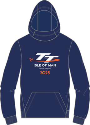 Isle of Man TT Races Kids Hoodie, Navy