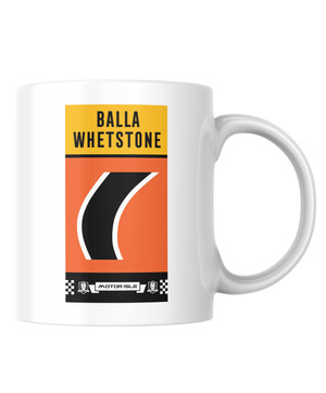 show off your favourite section or corner of the S100 course with this quality printed mug, illustrating the "Balla Whetstone" corner.