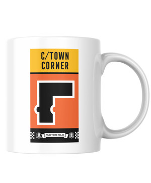 show off your favourite section or corner of the S100 course with this quality printed mug, illustrating the "Castletown Corner".