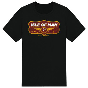 Isle of Man Road Racing Shield Kids T-shirt