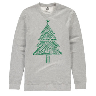 Isle of Road Racing Christmas Tree Sweatshirt Isle of Road Racing Christmas Tree Sweatshirt