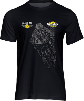 Isle of Man Classic Road Races Shadow Bike t-shirt.