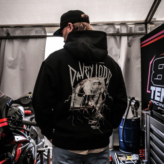 Introducing the Davey Todd ‘Lightning Bolt’ Hoodie – the very first hoodie in our collaboration with TT legend Davey Todd.