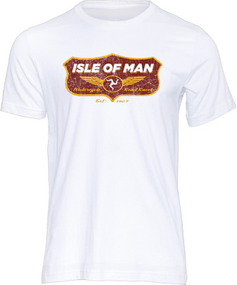 Isle of Man Road Racing Shield T-Shirt Isle of Man Road Racing Shield T-Shirt