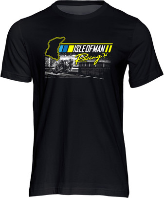 Road Racing Rider and Course Map T-Shirt Road Racing Rider and Course Map T-Shirt