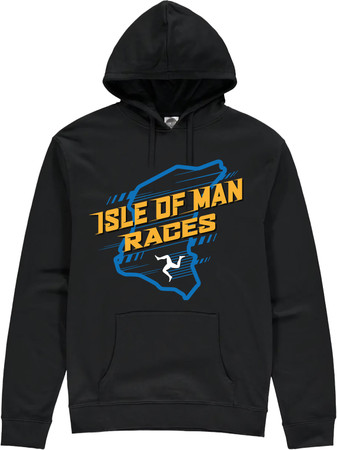 Isle of Man Course Map and 3 Legs Hoodie