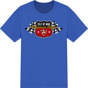 Road Racing Shield and Chequered Flags Kids T-shirt Road Racing Shield and Chequered Flags Kids T-shirt