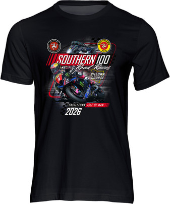 Southern 100 Road Races Official 2026 T-shirt.