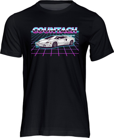 This t-shirt from Powersport Legends celebrates a truly iconic supercar that every car-loving kid of the 80s dreamt of owning one day and it's a car that fetches over one million pounds at auction in the current market - the Lamborghini Countach.