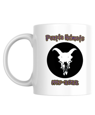 Purple Helmets Pyramid Mug