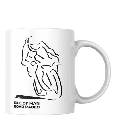 A subtle but stylish mug, perfect for any biker with a passion for road racing.