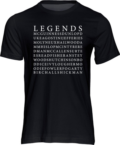 This T-shirt celebrates a selectiong of the greatest riders in the history of road racing at the Isle of Man TT