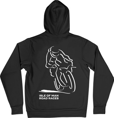 A subtle but stylish hoodie perfect for any biker with a passion for road racing.