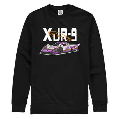 This sweatshirt from the 'Group C Icons' collection, celebrates the moment when the Jaguar XJR-9 big cat came back in style and set the sportscar racing scene alight.
