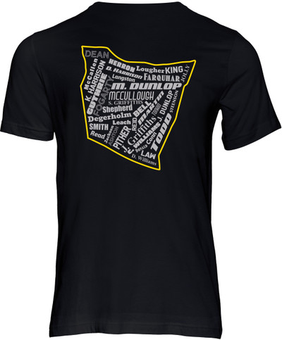 This t-shirt is a celebration of the Southern 100 races and all of the Solo Champions that have been victorious over the last 69 years!