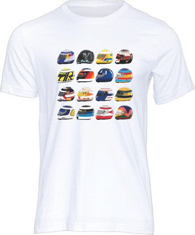 F1 Modern Helmets T-Shirt