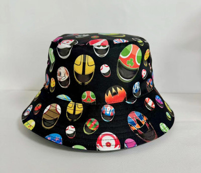 Featuring a selection of the most iconic road racing helmet designs of the modern era, this stylish bucket hat is our tribute to the brave men who have tackled the demanding real roads courses in Ireland, England, Wales (mustn’t forget Aberdare!) and the Isle of Man.