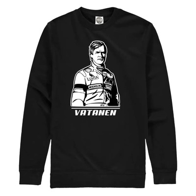 Finland's Ari Vatanen was the 1981 World Rally Champion and a hero to many fans around the world.  Celebrate the man who took everything at maximum attack, when the only way was sideways, with this sweatshirt from the powersport legends.
