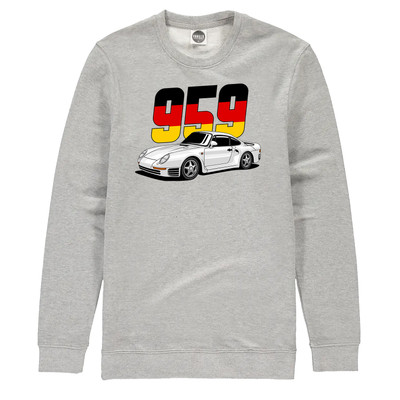 The twin-charged Porsche 959 was the fastest street legal production car when it was introduced in 1986, achieving a top speed of 317 km/h (197 mph), with some variants even capable of achieving 339 km/h (211 mph).