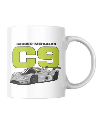 Sauber Mercedes C9 Group C Car Mug