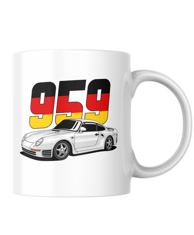 Porsche 959 Dream Car Mug