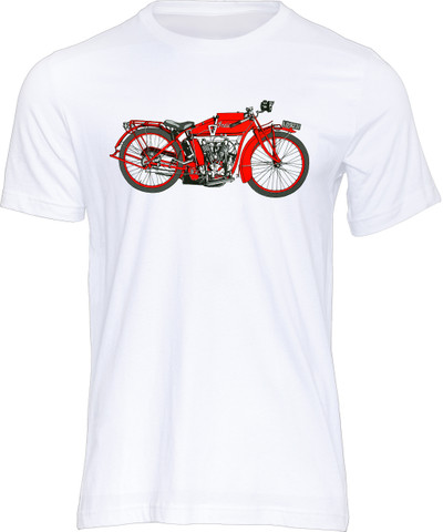 This particular machine picture, is a "Model B" with three speeds and a two-speed version of this model took the first three places in the 1911 Senior TT.