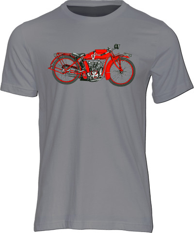 This particular machine picture, is a "Model B" with three speeds and a two-speed version of this model took the first three places in the 1911 Senior TT.