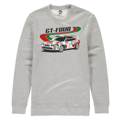 With this stylish sweatshirt, you can celebrate one of the great homologation specials of the 1990s "Group A" rally era, the Toyota Celica GT-Four (ST185).