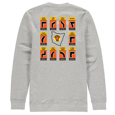 Now you can show off the awesome S100 course with this quality, print-on-demand, cotton sweatshirt from Powersport Legends.