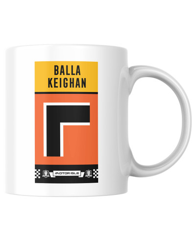 Show off your favourite section or corner of the S100 course with this quality printed mug.