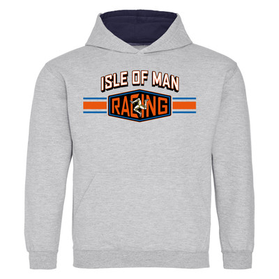 Isle of Man Road Races Racing Strip Kids Hoodie