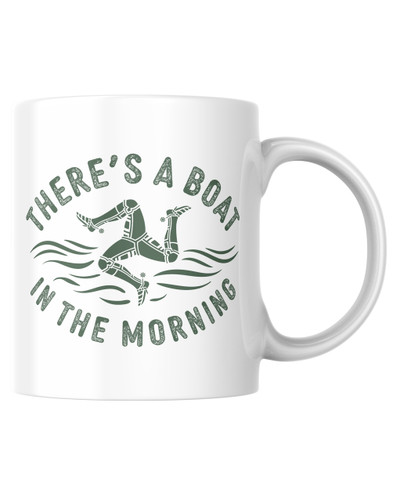 The phrase, "Theres A Boat In The Morning", is an informal and funny expression used particularly in the Isle of Man and it suggests that if someone isn't happy with their situation on the island and complains, then they always have the option to leave the next day on the boat.  Celebrate this classic manx phrase with this hoodie, printed on-demand in the Isle of Man.