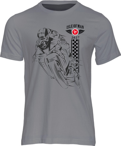 Isle of Man Road Races Shadow Bike 2027 T-Shirt.