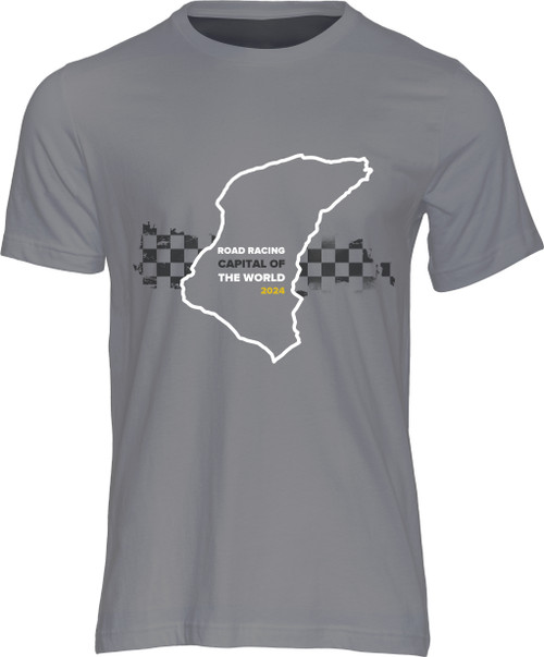 The Isle of Man is undeniably the road racing capital of the world and this is the perfect t-shirt to let the world know you agree.