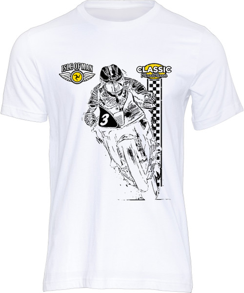 Isle of Man Classic Road Races Shadow Bike t-shirt. Isle of Man Classic Road Races Shadow Bike t-shirt.