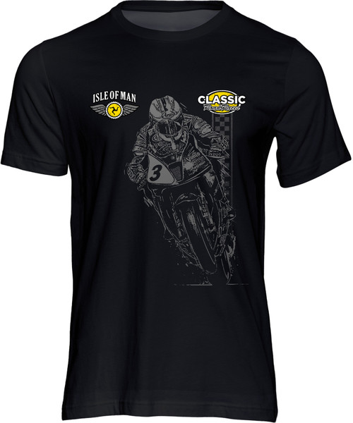 Isle of Man Classic Road Races Shadow Bike t-shirt. Isle of Man Classic Road Races Shadow Bike t-shirt.