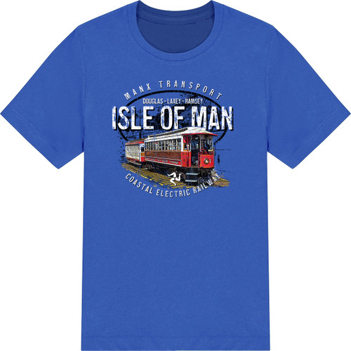 Celebrate the rich railway history of the Isle of Man with this vintage style kids t-shirt. Celebrate the rich railway history of the Isle of Man with this vintage style kids t-shirt.