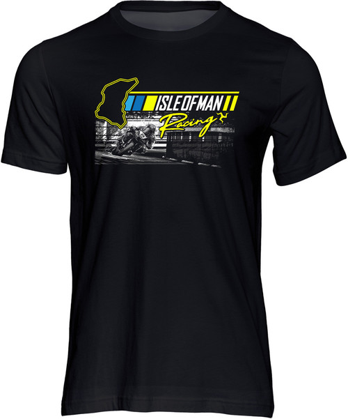 Road Racing Rider and Course Map T-Shirt Road Racing Rider and Course Map T-Shirt