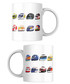 Celebrate some of the great F1 drivers of the last 35+ years, with our F1 helmets mug. Celebrate some of the great F1 drivers of the last 35+ years, with our F1 helmets mug.