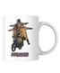 Purple Helmets Pyramid Mug