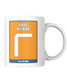 This mug features "Creg ny Baa" corner, which is a right hand bend just after the 34th milestone at Kate's Cottage.