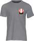 Celebrate the seven-times Isle of Man TT winner, Michael Rutter, with this iconic t-shirt featuring his 2000 race helmet design.