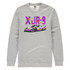 This sweatshirt from the 'Group C Icons' collection, celebrates the moment when the Jaguar XJR-9 big cat came back in style and set the sportscar racing scene alight.