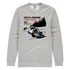 This sweatshirt captures Mike Hailwood in action at the 1967 French GP, riding the revolutionary RC166, 250cc "Honda Six" and is our tribute to one of the true greats of motorcycle sport.