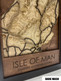 Every map is carefully assembled by hand, and every one is unique due to variances in wood grain and finishes. Available in large or small and with two colour options of "light wash" or "dark wash".