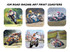 This Isle of Man Road Racing Art Print Coaster Set showcases six of the modern greats of motorcycle road racing including John McGuinness, David Jefferies, Michael Dunlop, Jey Dunlop, Guy Martin and Steve Hislop.  This is perfect gift for anyone's man cave or kitchen, who wants to show off their love of road racing with some fantastic art by renowned artist Peter Hearsey.