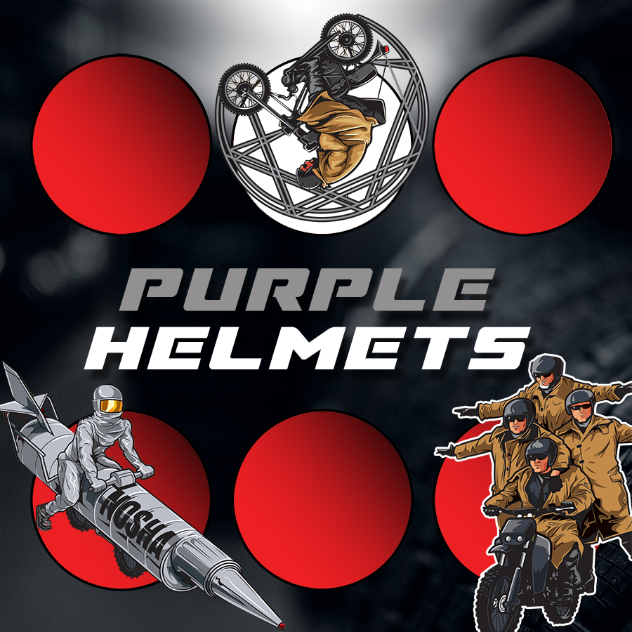 Purple Helmets