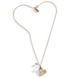 Molten Heart Name Charm Necklace